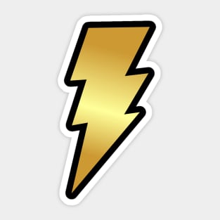 superheroes light gold edition Sticker